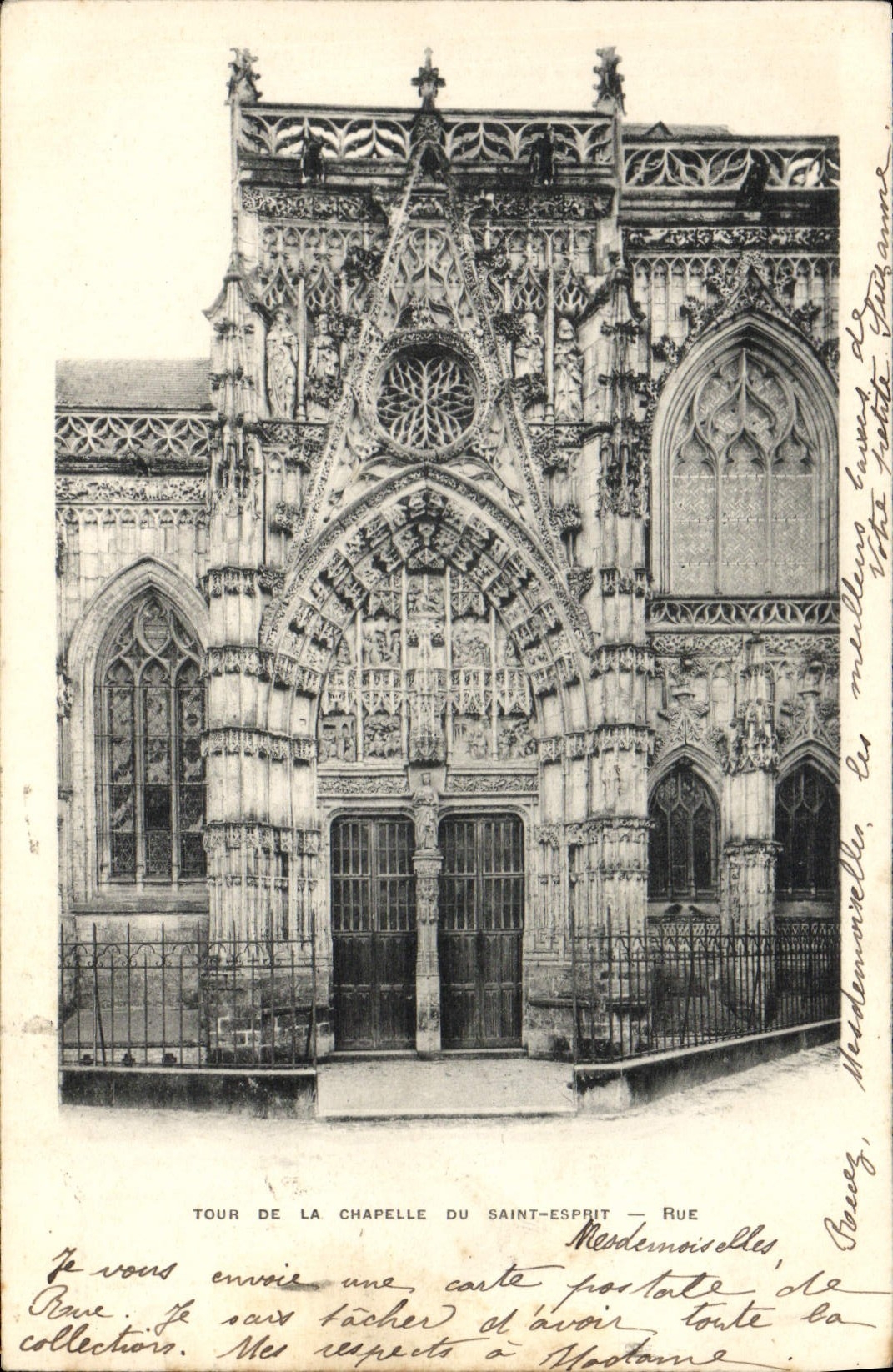 VINTAGE POSTCARD Tower Of the Vault Of the Saint Street Spirit