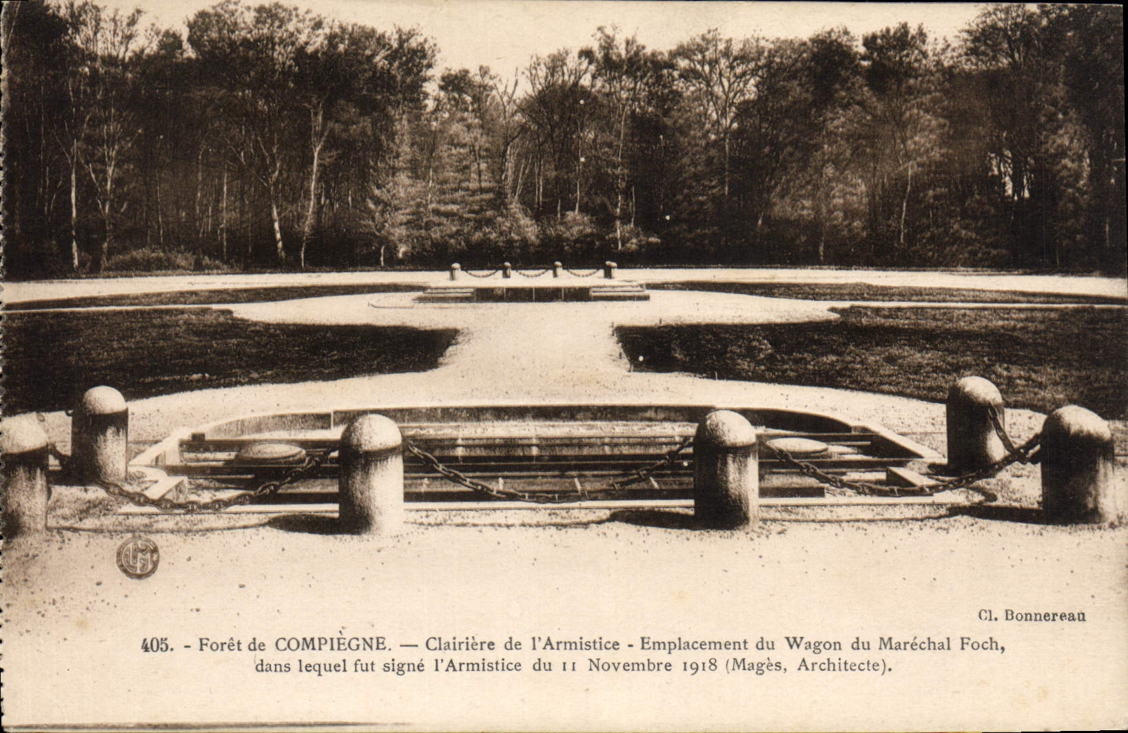 CPA Foret de Compiegne Clairiere de L'Armistice Militaria
