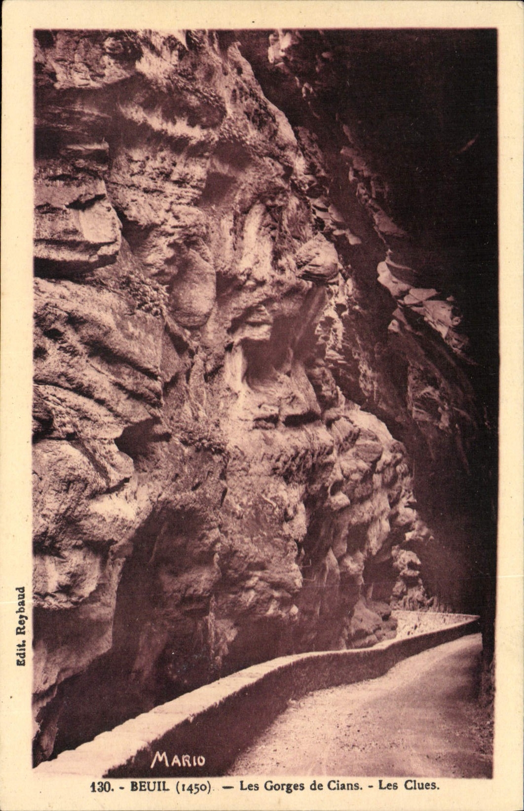 CPA Beuil Les Gorges de Cians