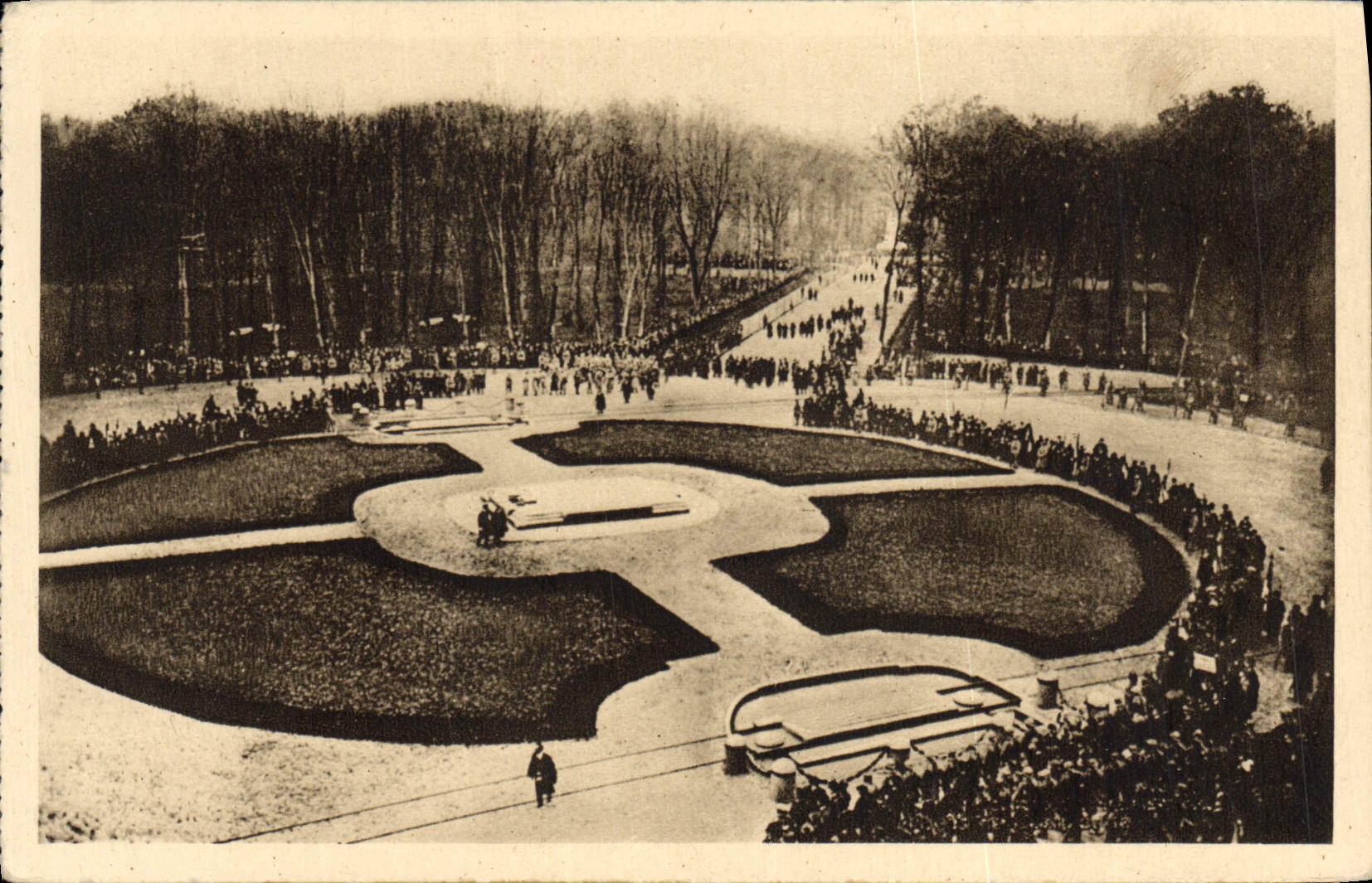 Taladro de la POSTAL de la VENDIMIA del claro de Compiegne de la opinión del armisticio