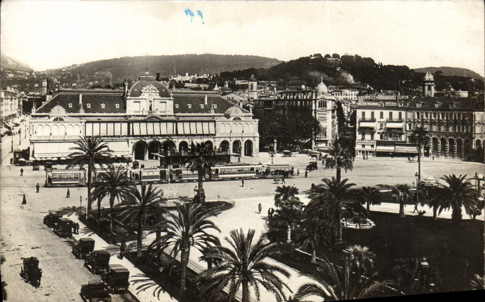 MODERN CARD Nice Places Massena the Casino and the gardens