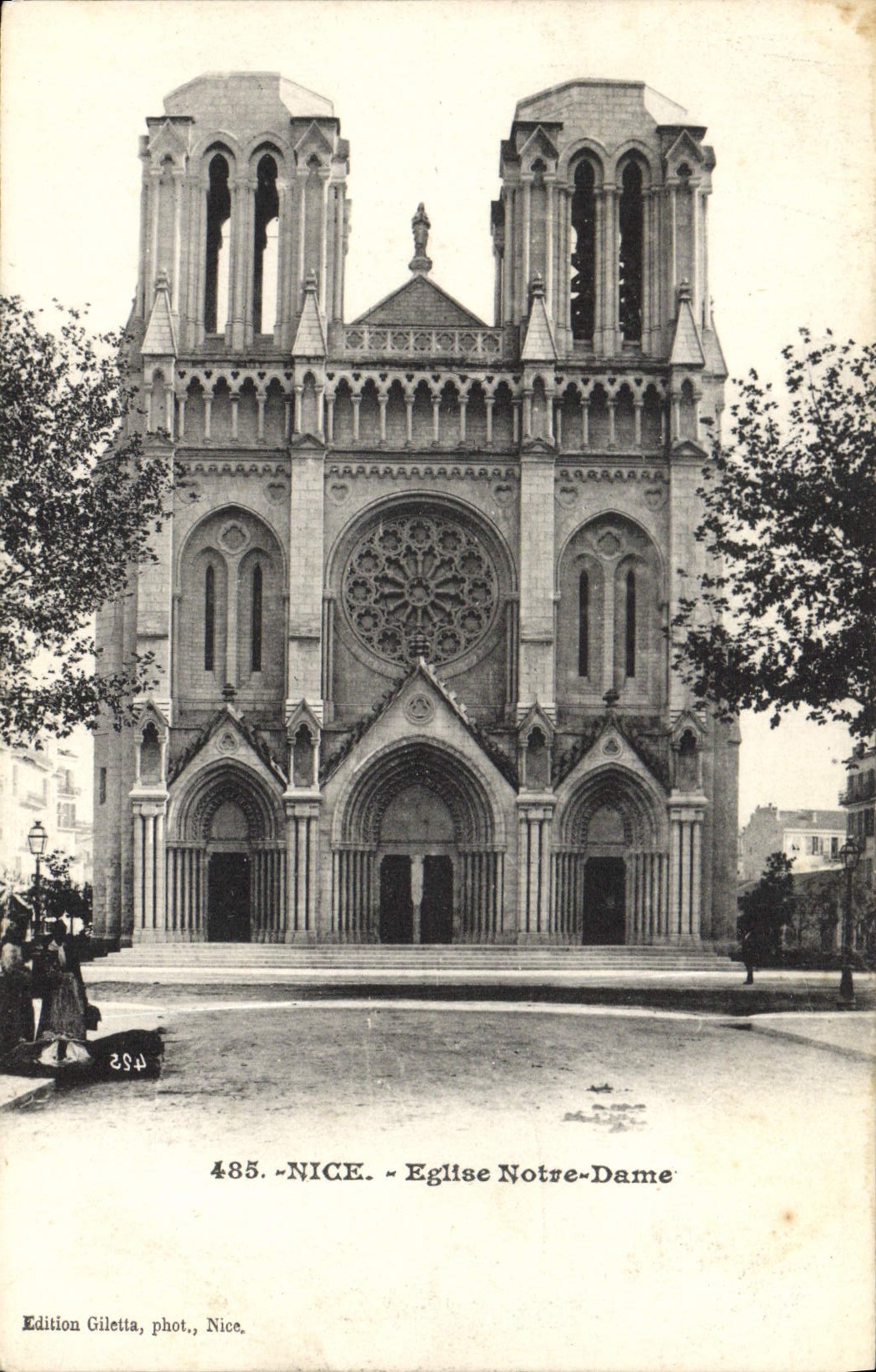 CPA Nice Eglise Notre Dame