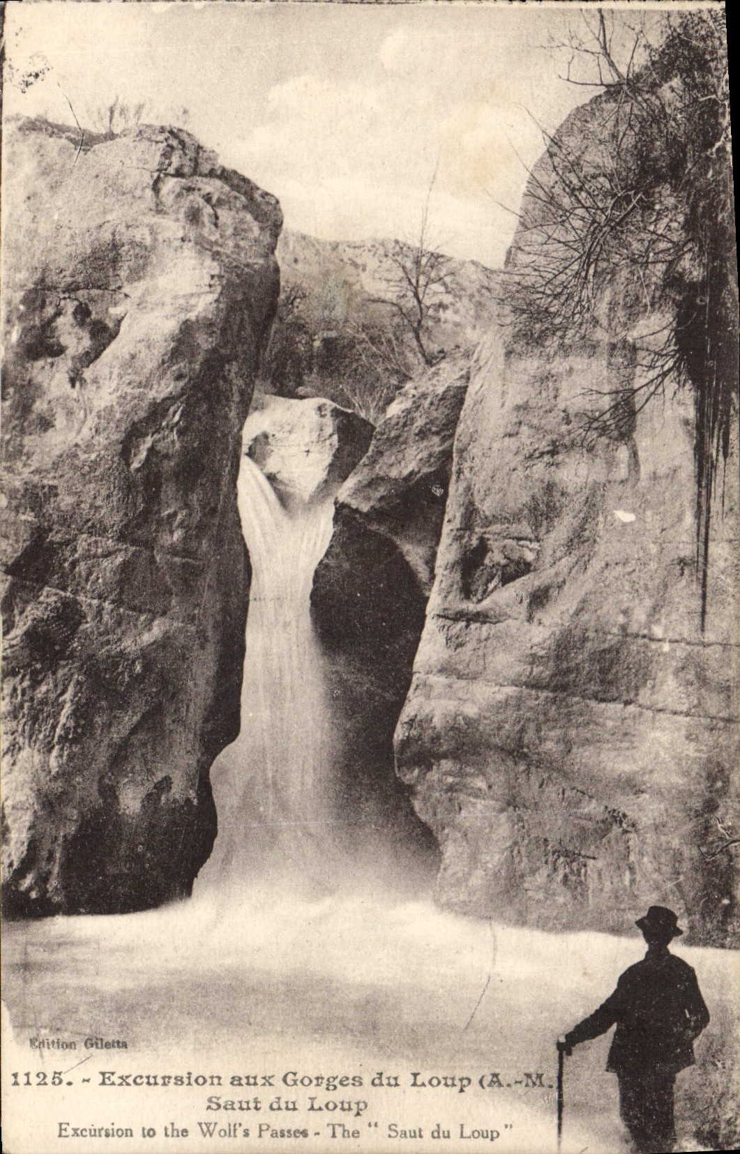 CPA Exeurison aux Gorges du Loup Saut du loup