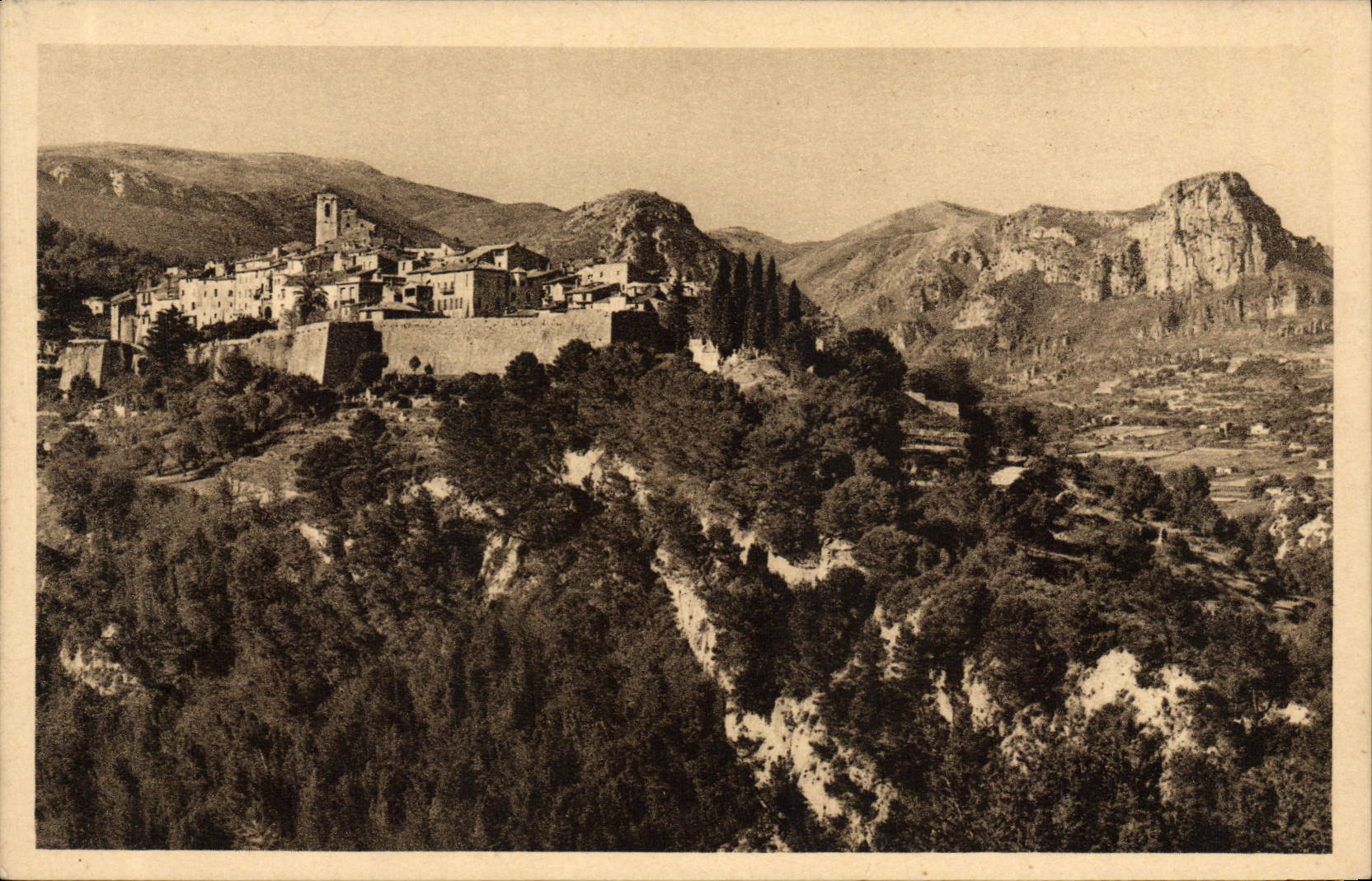 CPA Saint Paul Le Baou De Saint Jeannet Vue Prise Du Piol Saint Antonin