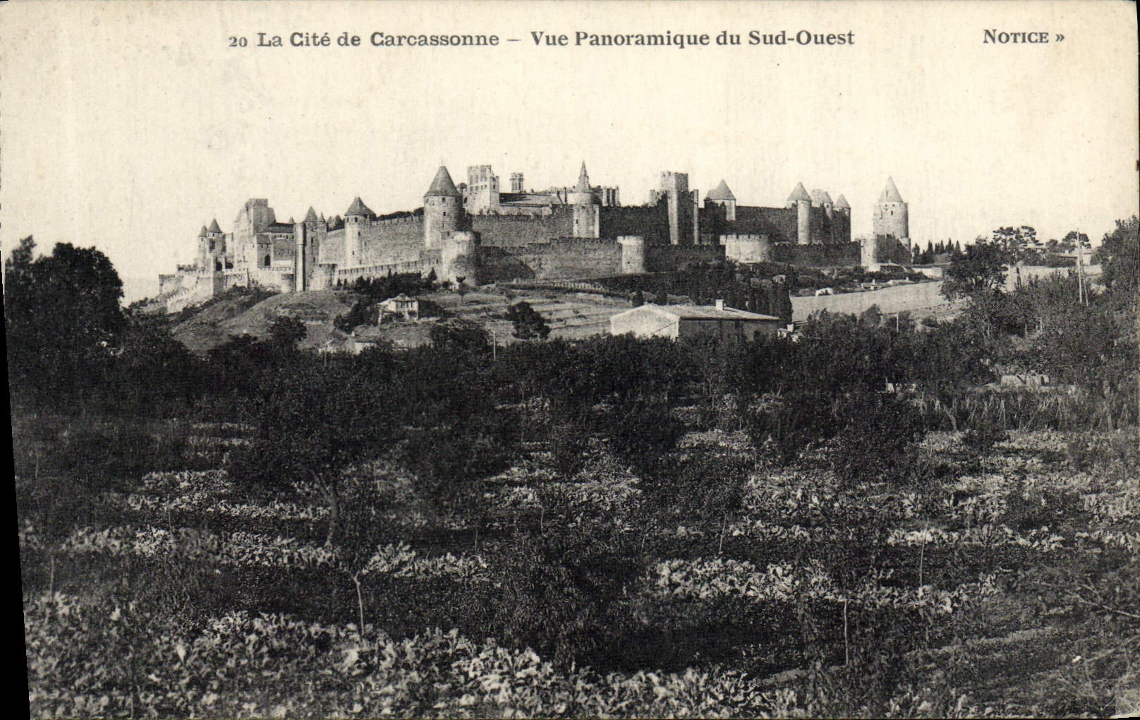 CPA Carcassonne Vue Panoramique Du Sud Ouest