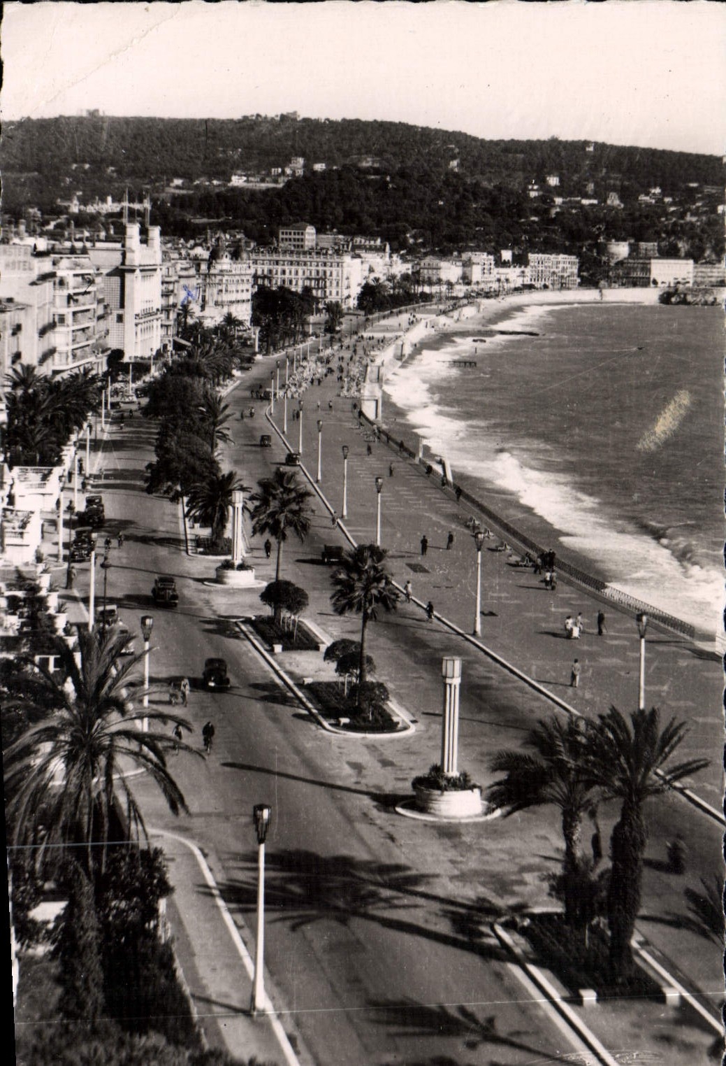 POSTAL MODERNA Niza la caminata del inglés el casino