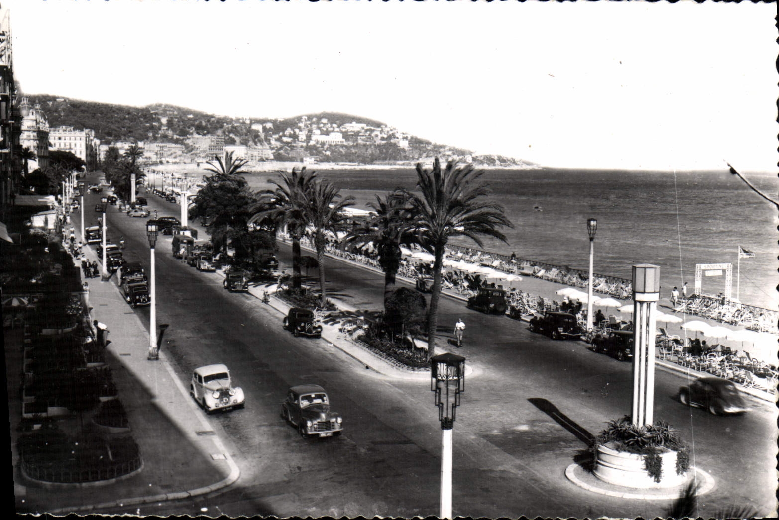 POSTAL MODERNA Niza caminata del inglés