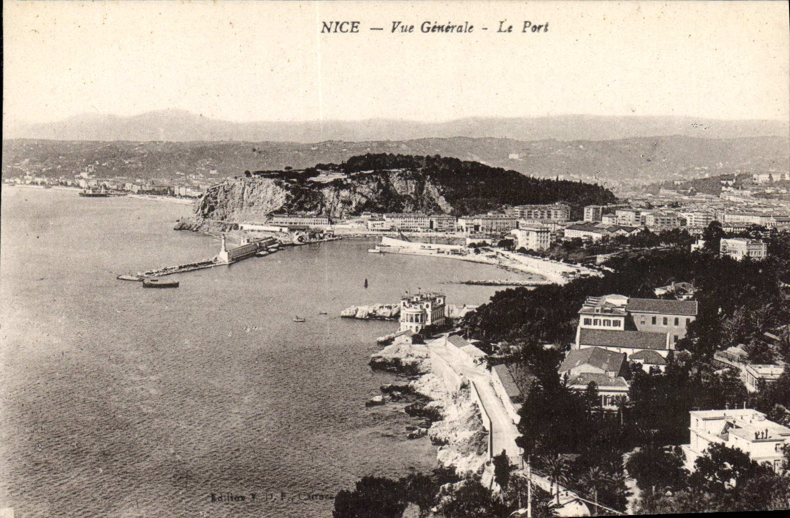 CPA Nice Vue Generale