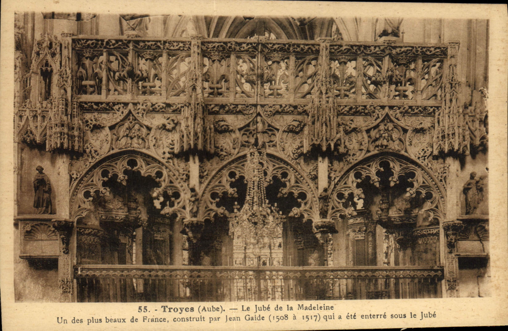 CPA Troyes Le Jube De La Madeleine