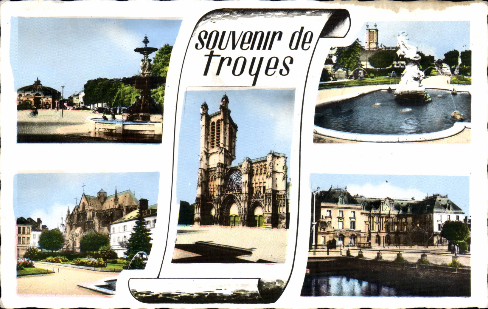 MODERN CARD To remember De Troyes