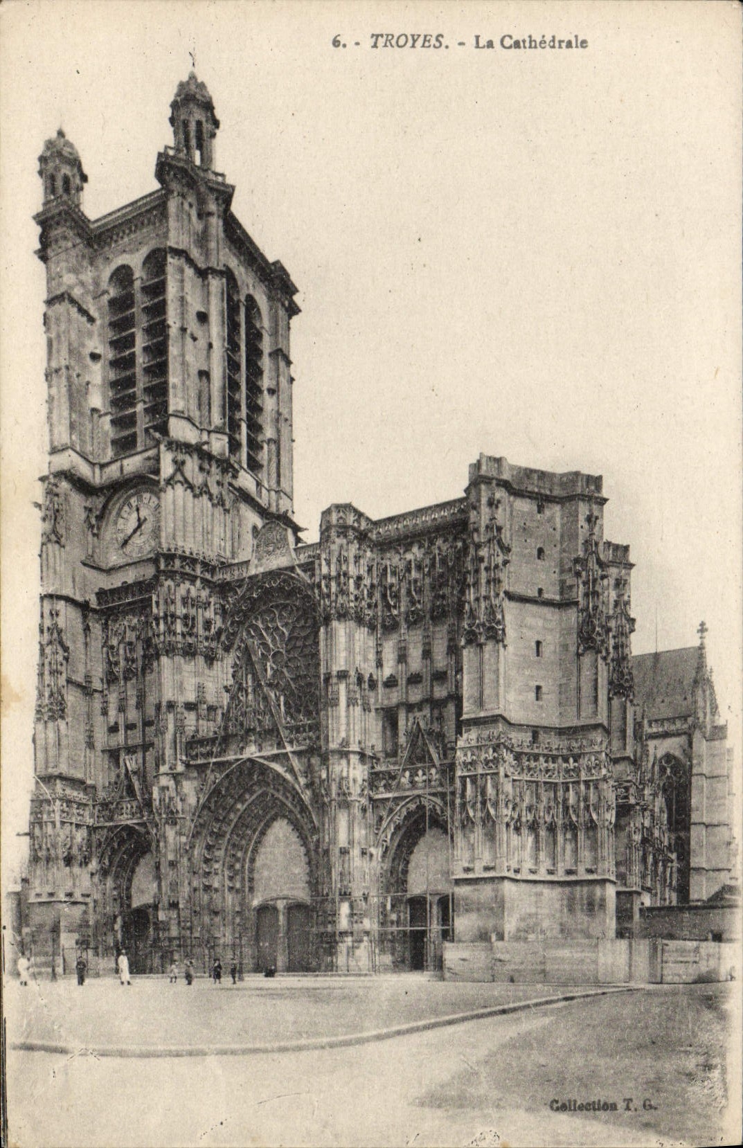 CPA Troyes La Cathedrale
