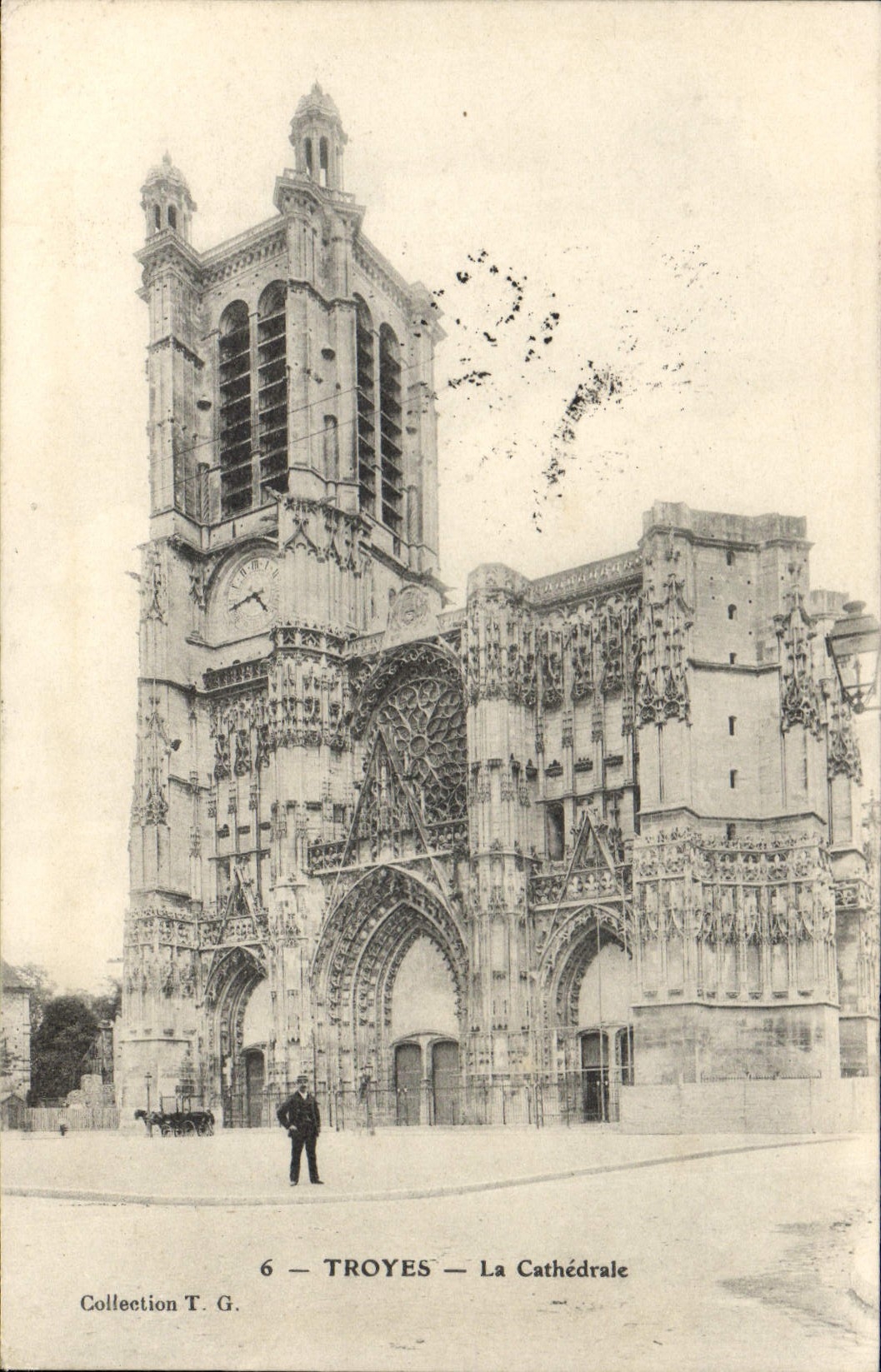 CPA Troyes La Cathedrale