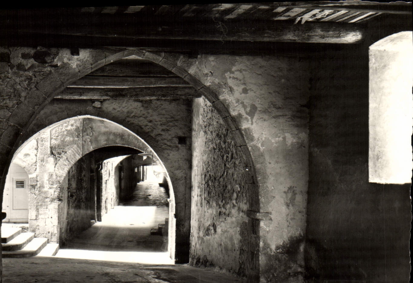 MODERN CARD Villefranche On Sea the Picturesque Obscure Street