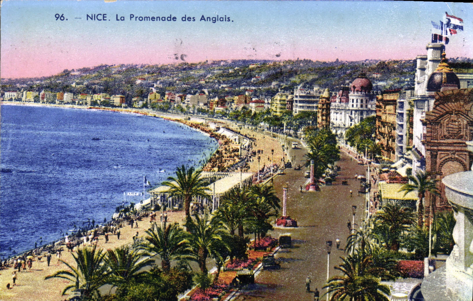 CPA Nice La Promenade Des Anglais