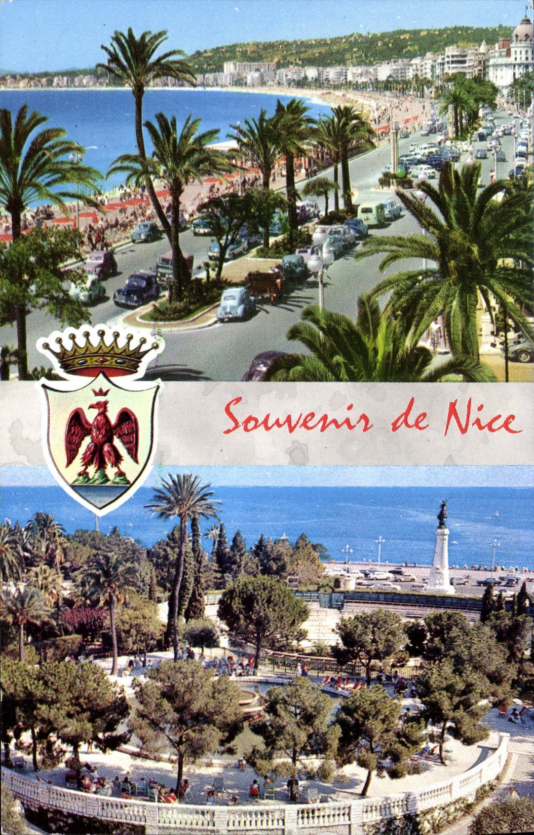 POSTAL MODERNA para recordar de Niza