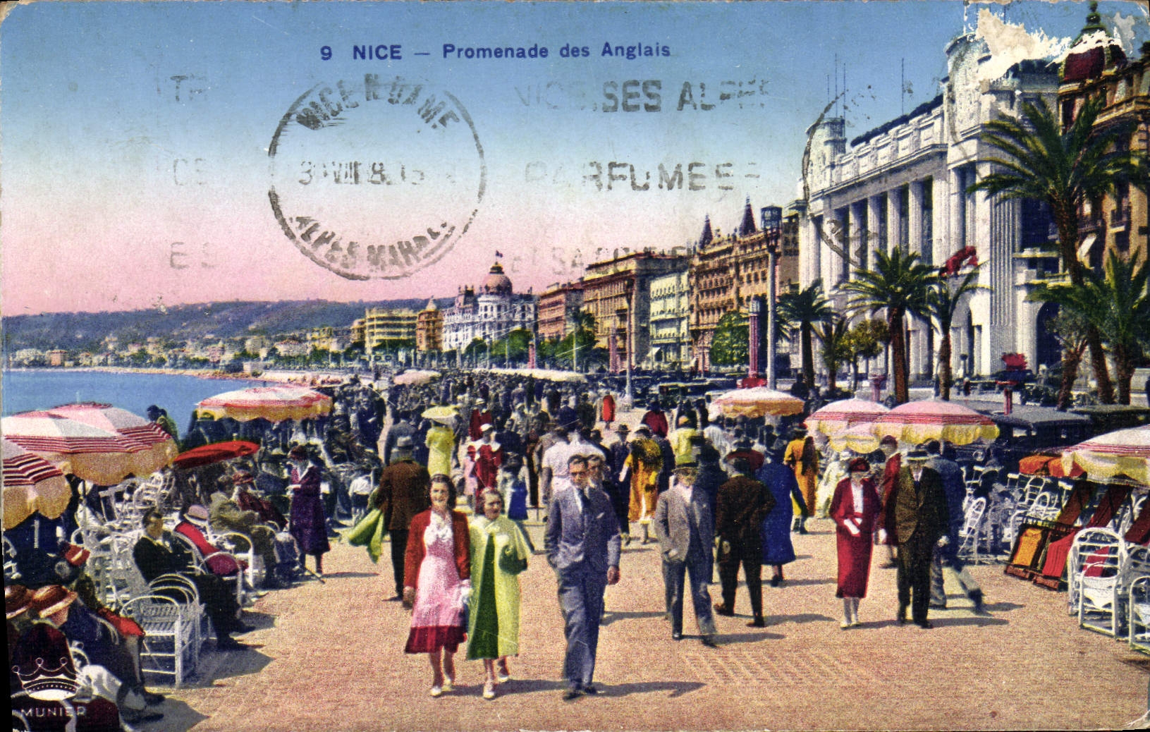 CPA Nice Promenade Des Anglais
