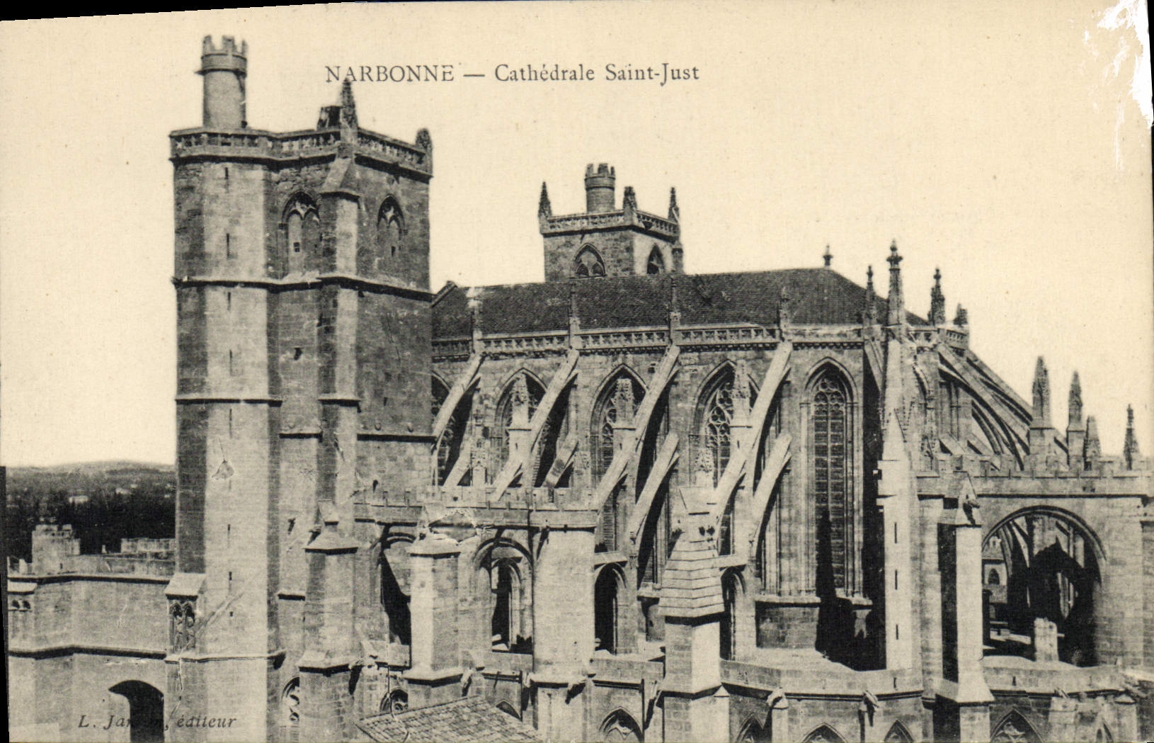 CPA Narbonne Cathedrale Saint Just