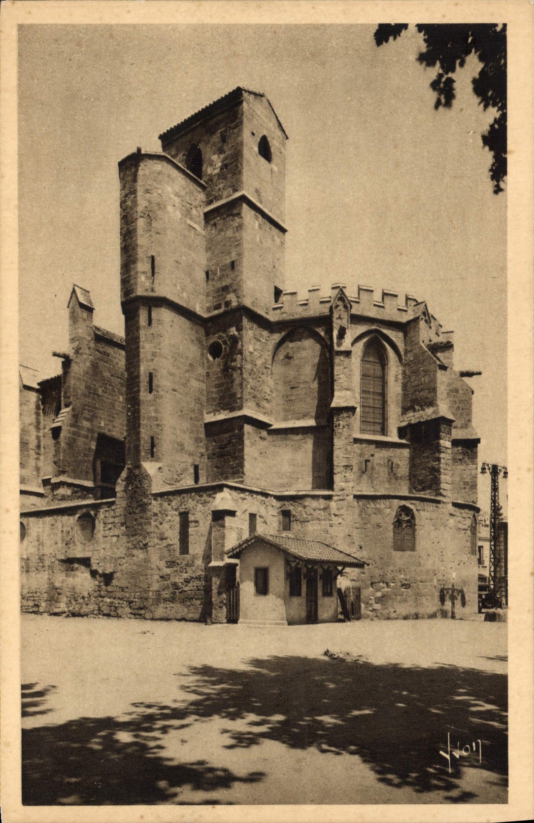 CPA Narbonne Hotel De Ville Musee lapidaire Ancien couvent des Benedictins