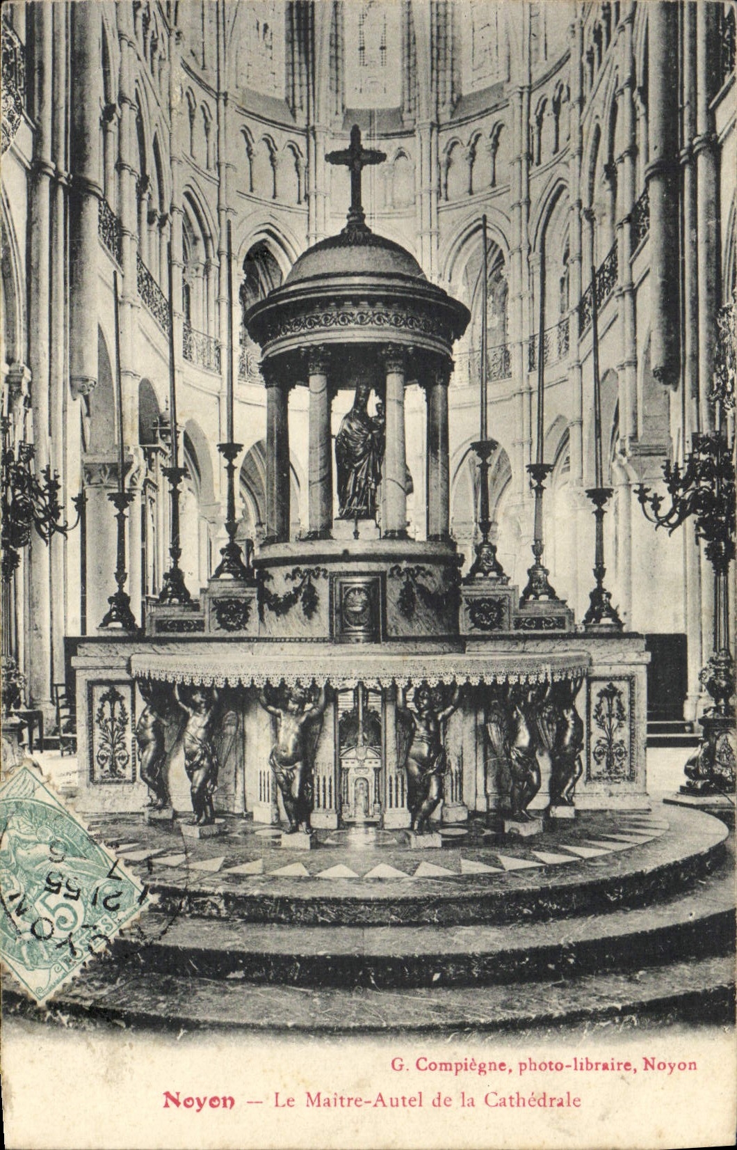 VINTAGE POSTCARD Boundary-line the Master Furnace bridge Of the Cathedral