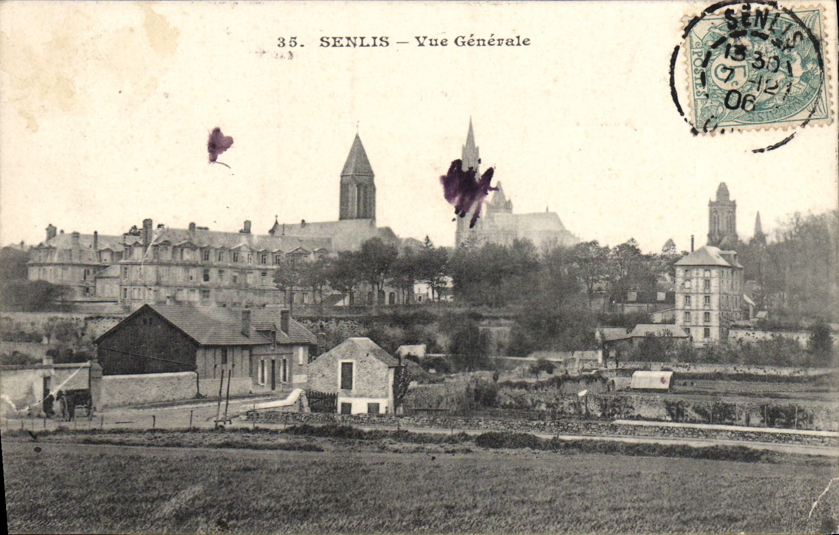 CPA Senlis Vue Generale