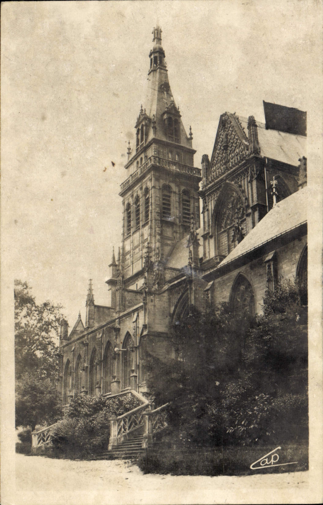VINTAGE POSTCARD Wall the Basilica