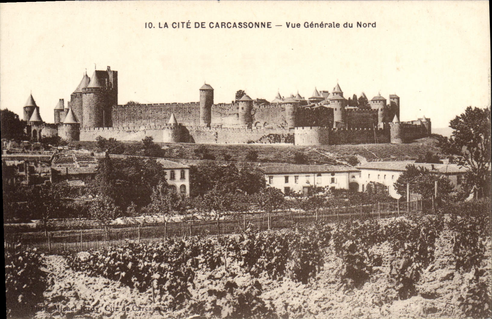 CPA La Cite De Carcassonne Vue Generale Du Nord