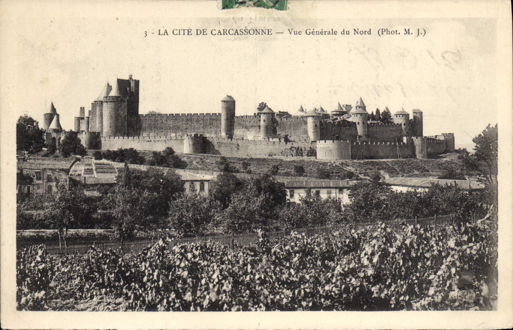 CPA La Cite De Carcasonne Vue Generale Du Nord