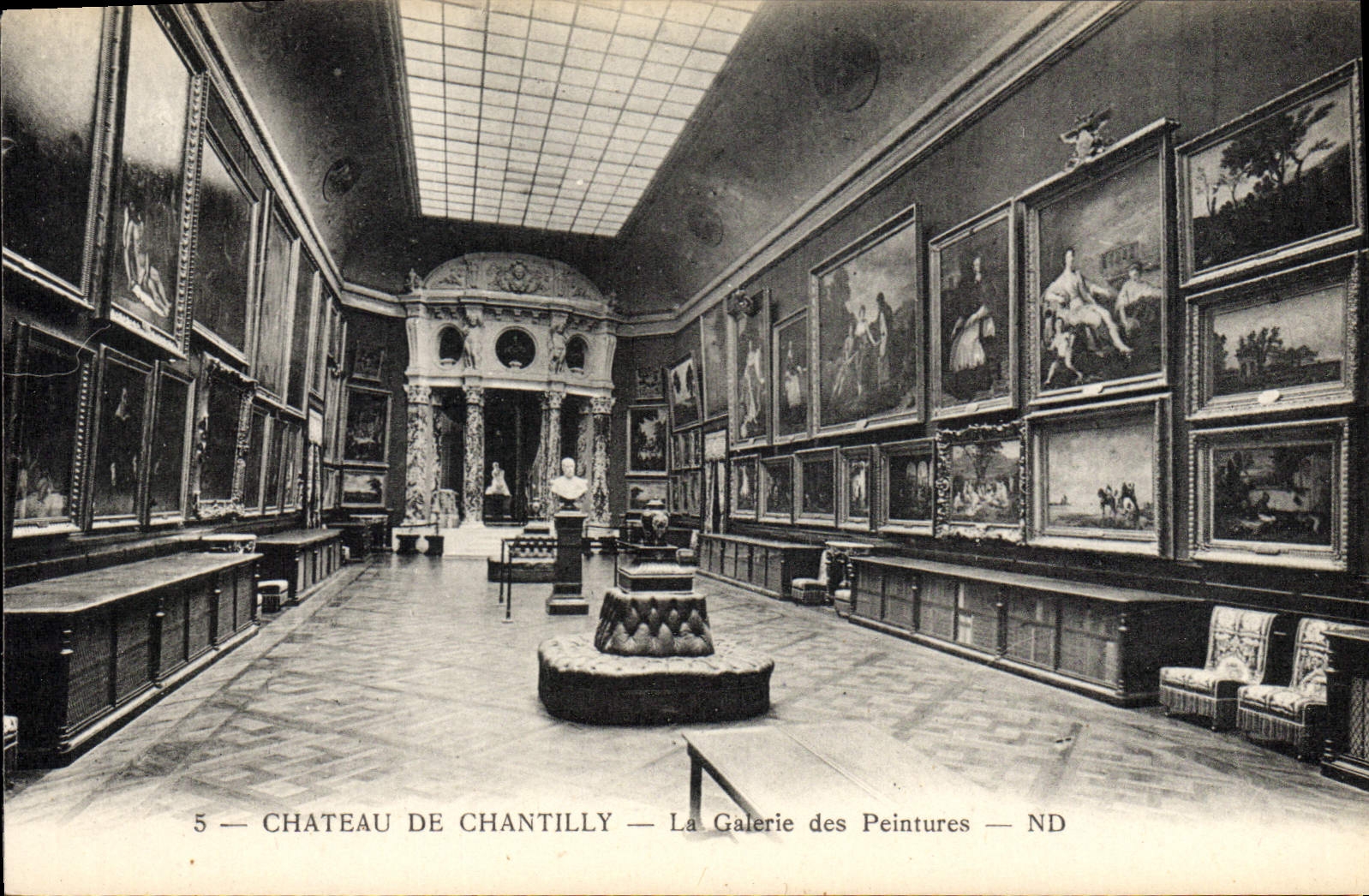 CPA Chateau De Chantilly La Galerie Des Peintures