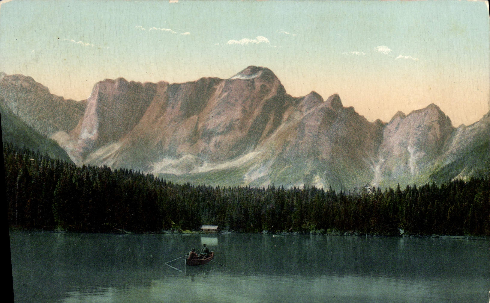 VINTAGE POSTCARD Unterer Weissenfelser See