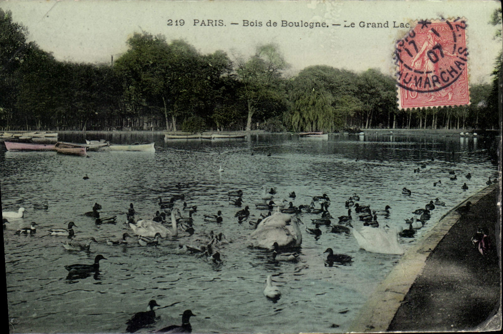 CPA Paris Bois De Boulogne Le Grand lac