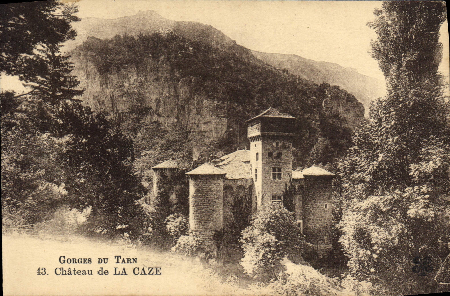 CPA Gorges Du Tarn Chateau De La Caze