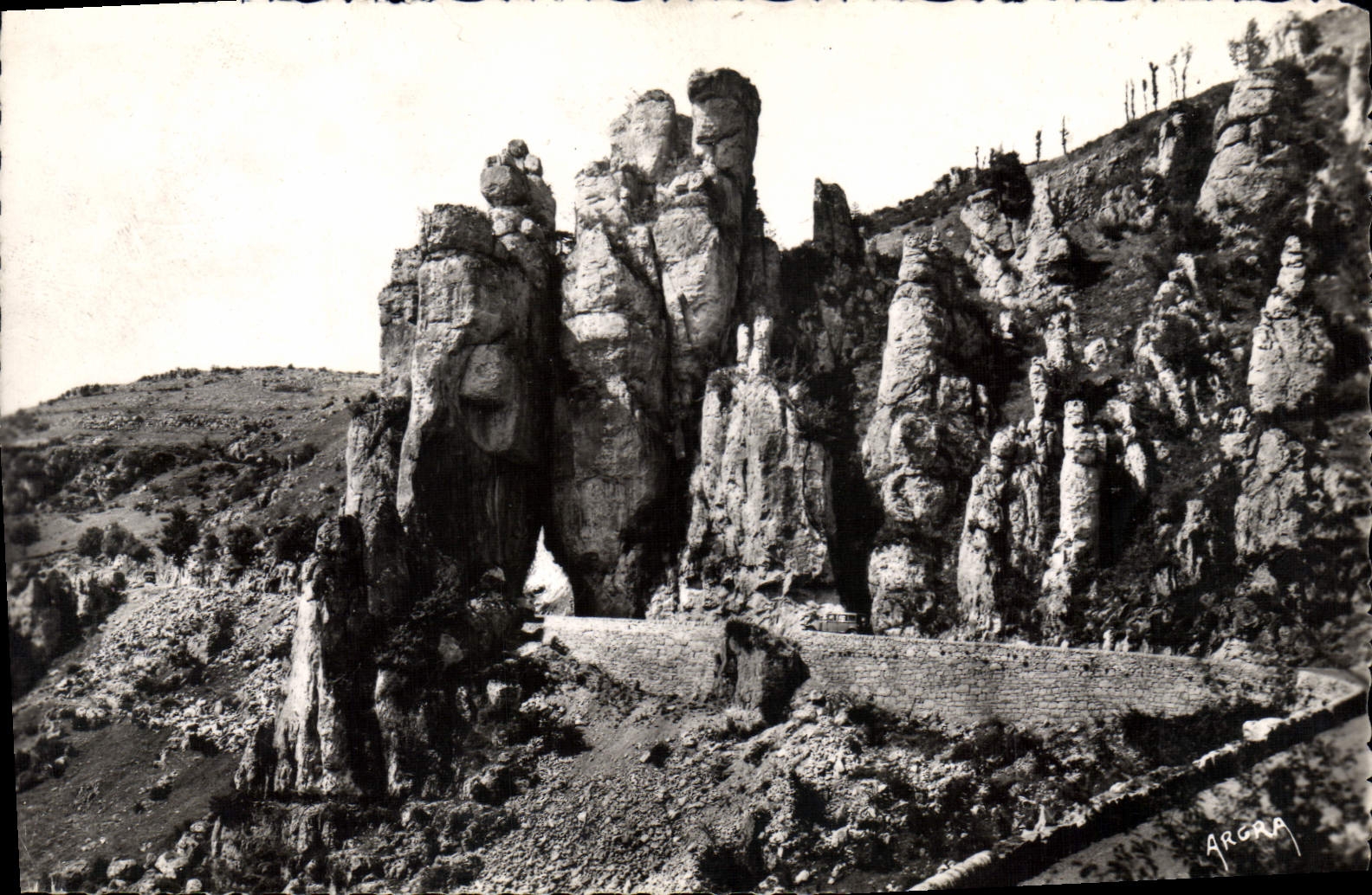 MODERN CARD Valley Of Jonte the Tunnel De Bouilleres