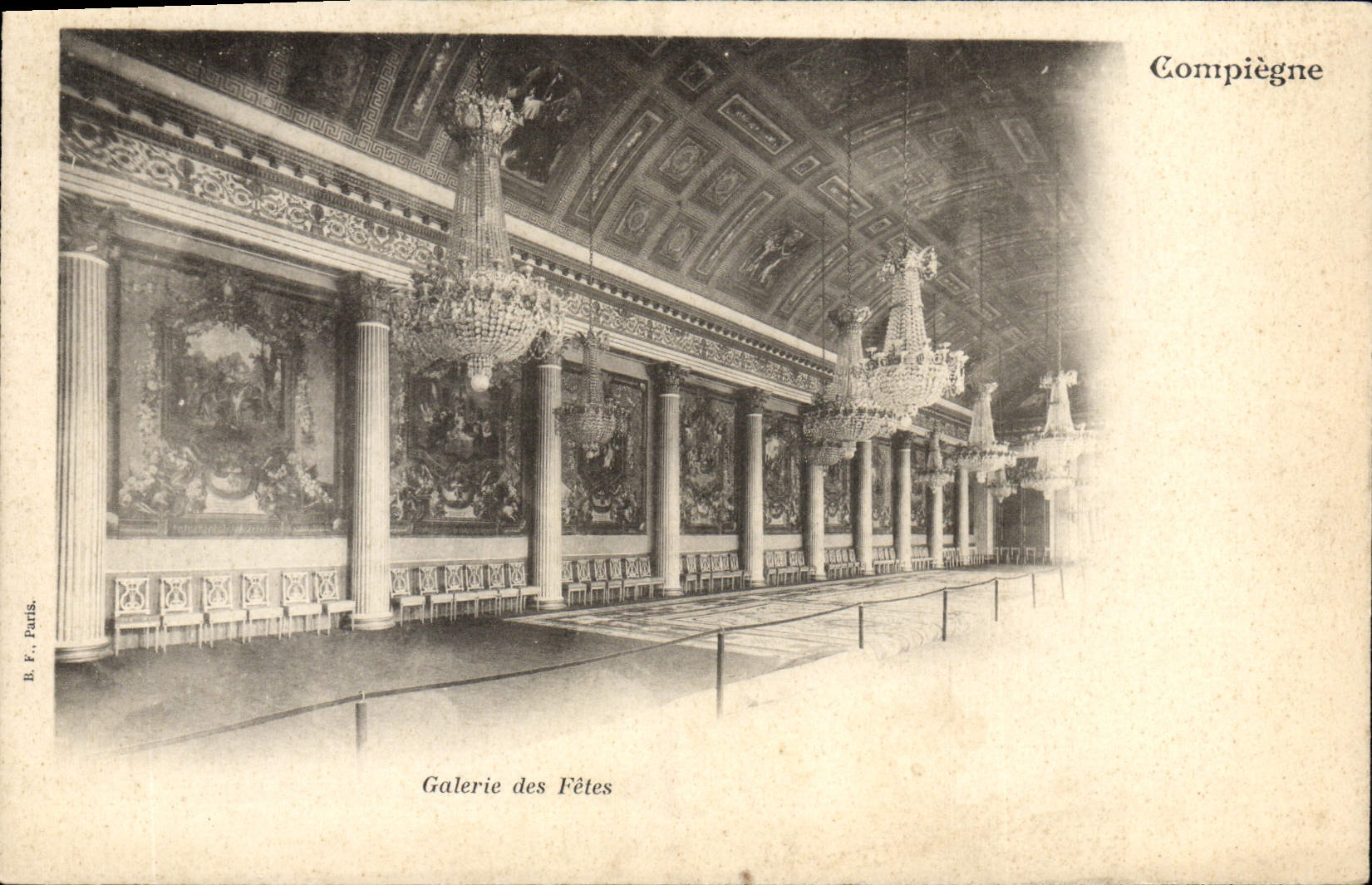 Galería de Compiegne de la POSTAL de la VENDIMIA de los festivales