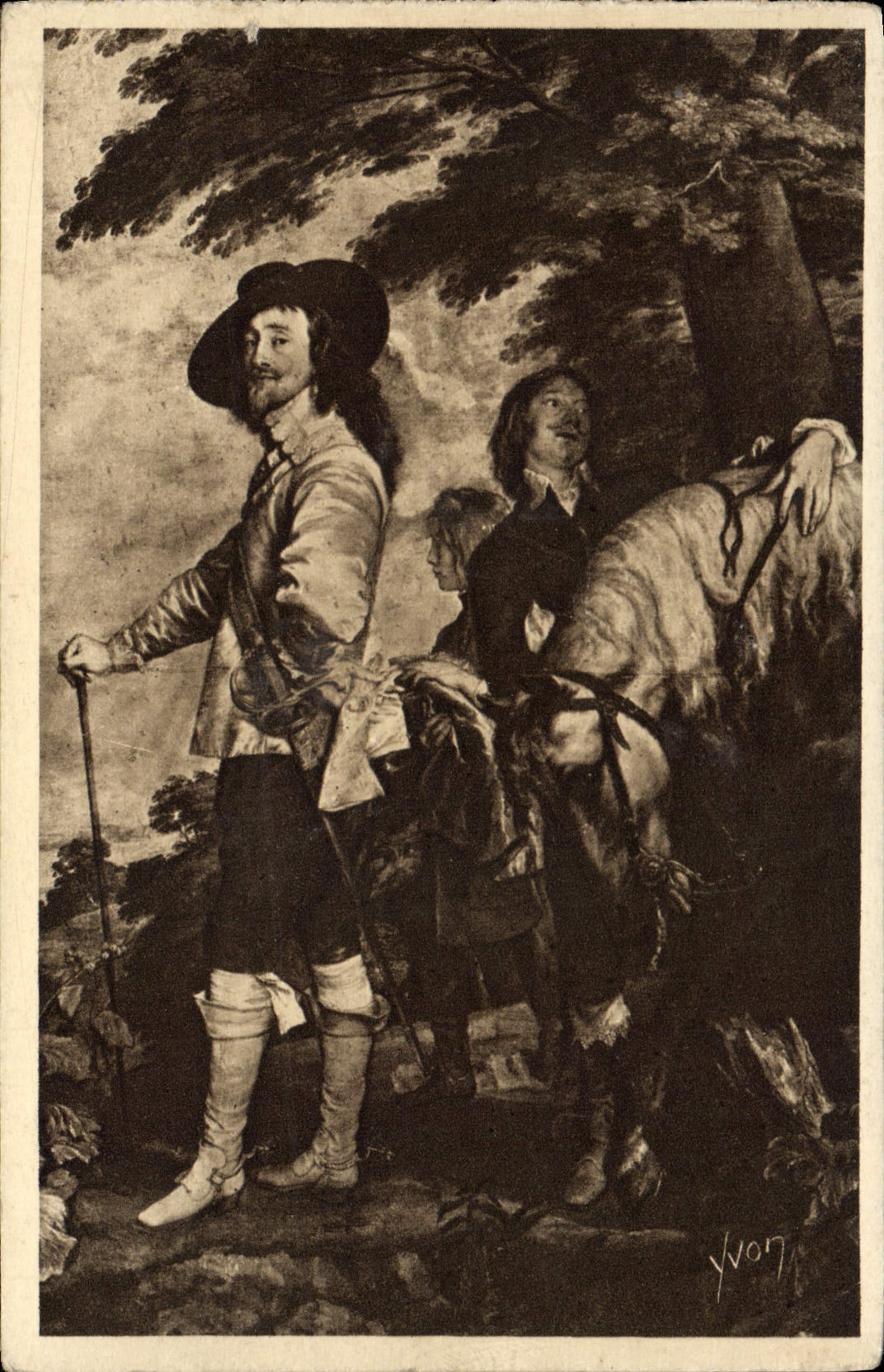 CPA Musee Du louvre Van Dyck Charles 1er Roi D'Angleterre