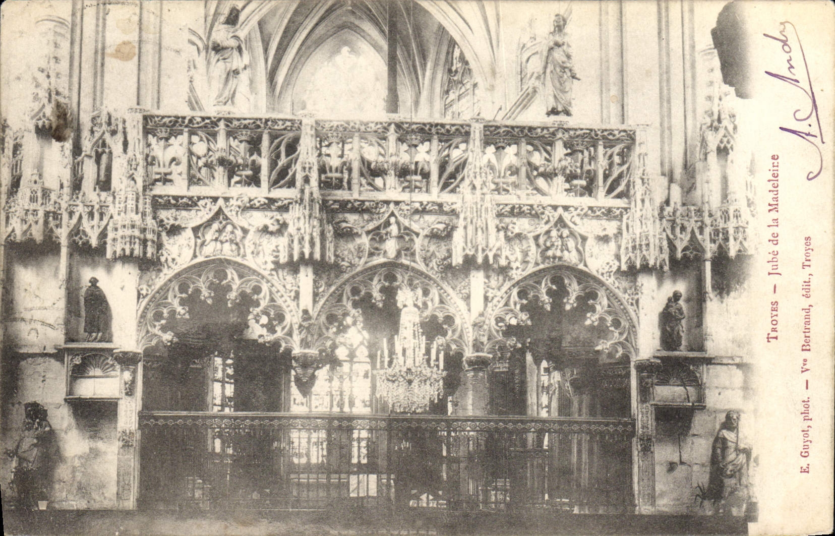 CPA Troyes Jube De La Madeleine