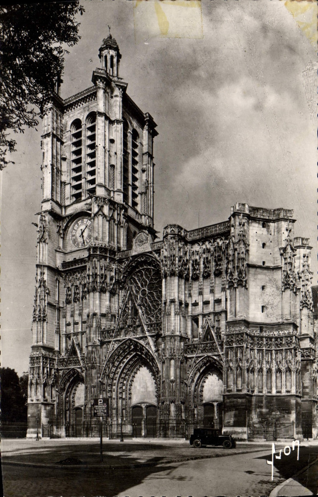 MODERN CARD Troyes the Cathedral St Pierre And St Paul