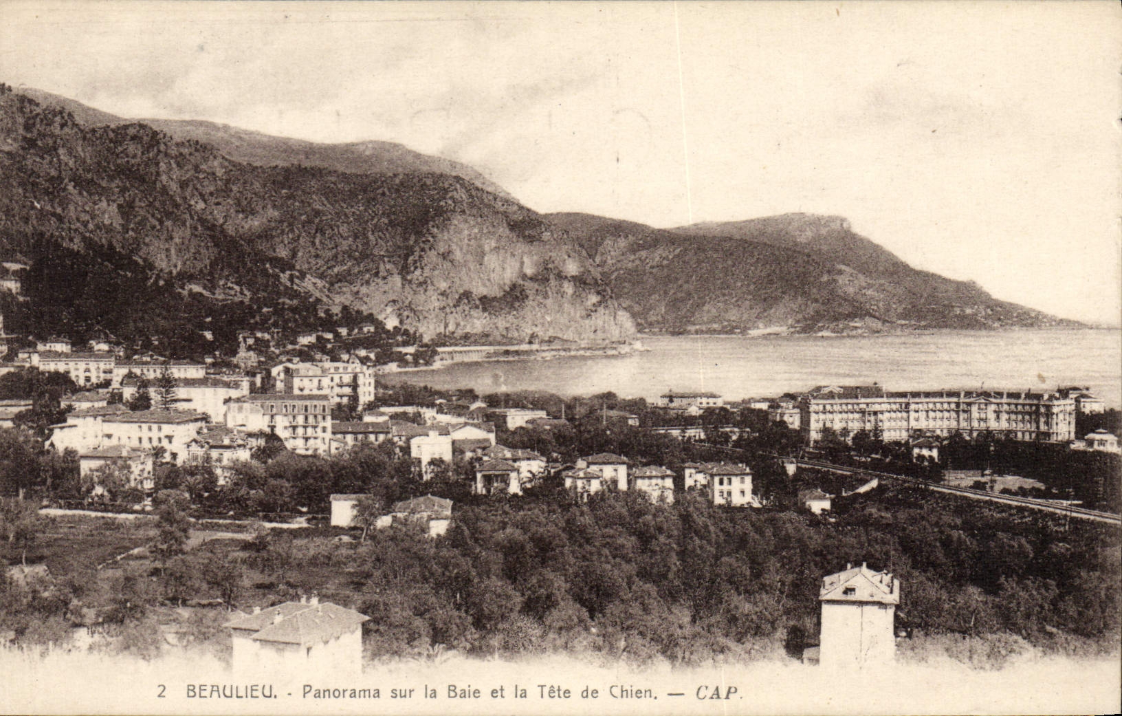 CPA Beaulieu Panorama Sur La Baie Et La Tete De Chien