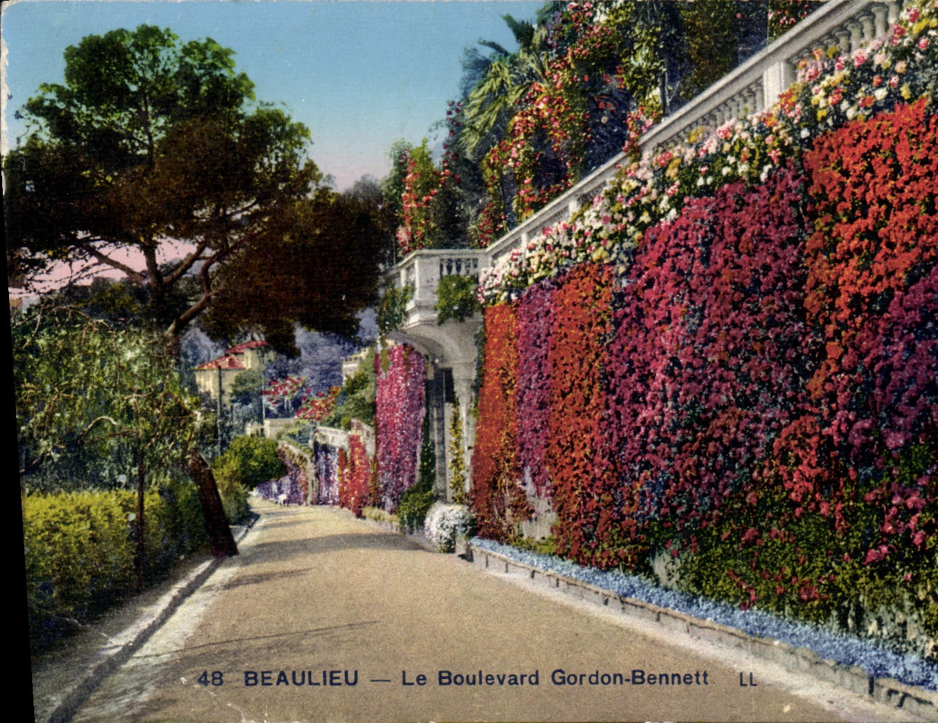 CPA Beaulieu Le Boulevard Gordon Bennett