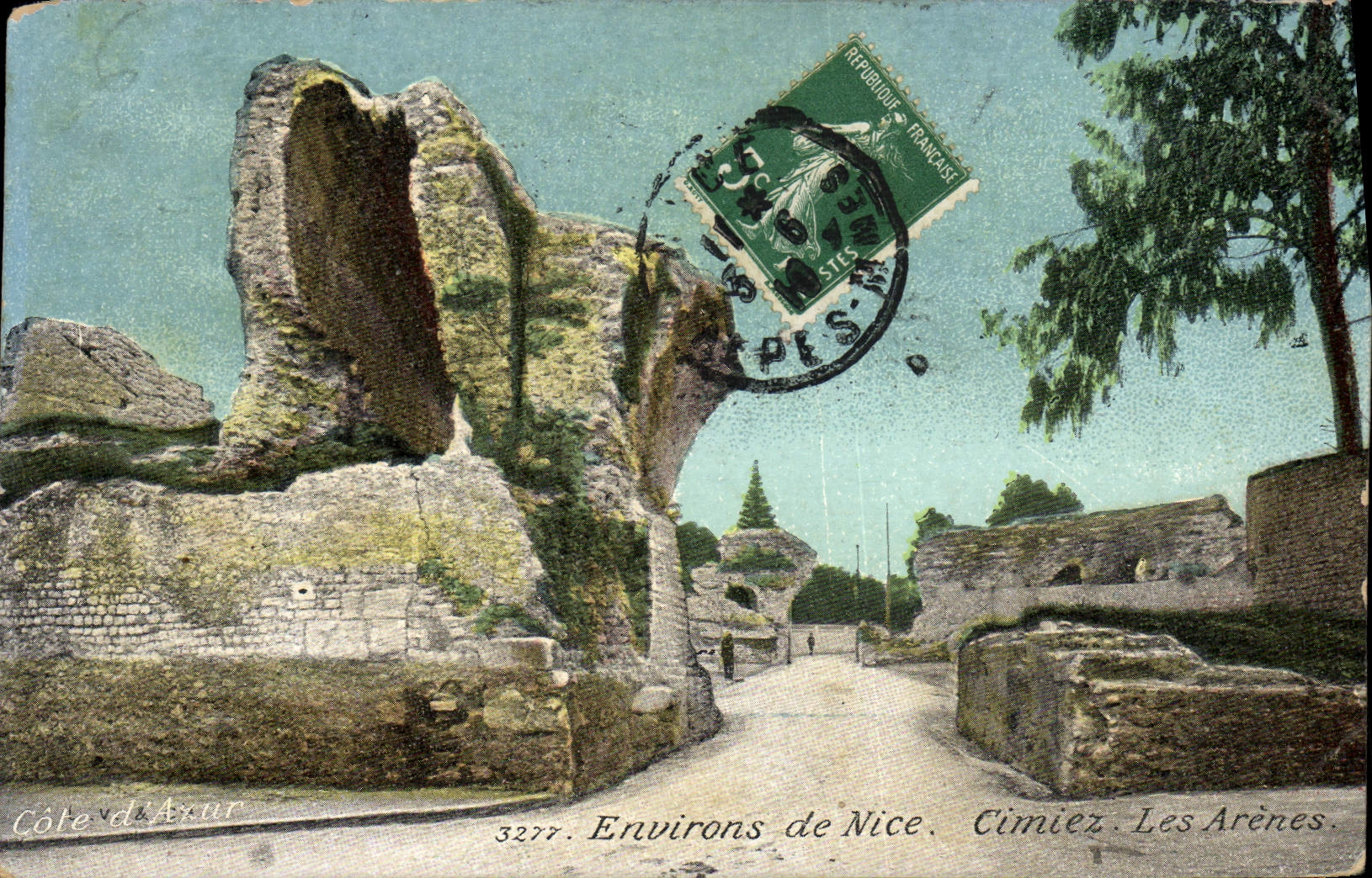 CPA Environs de Nice Cimiez Les Arenes