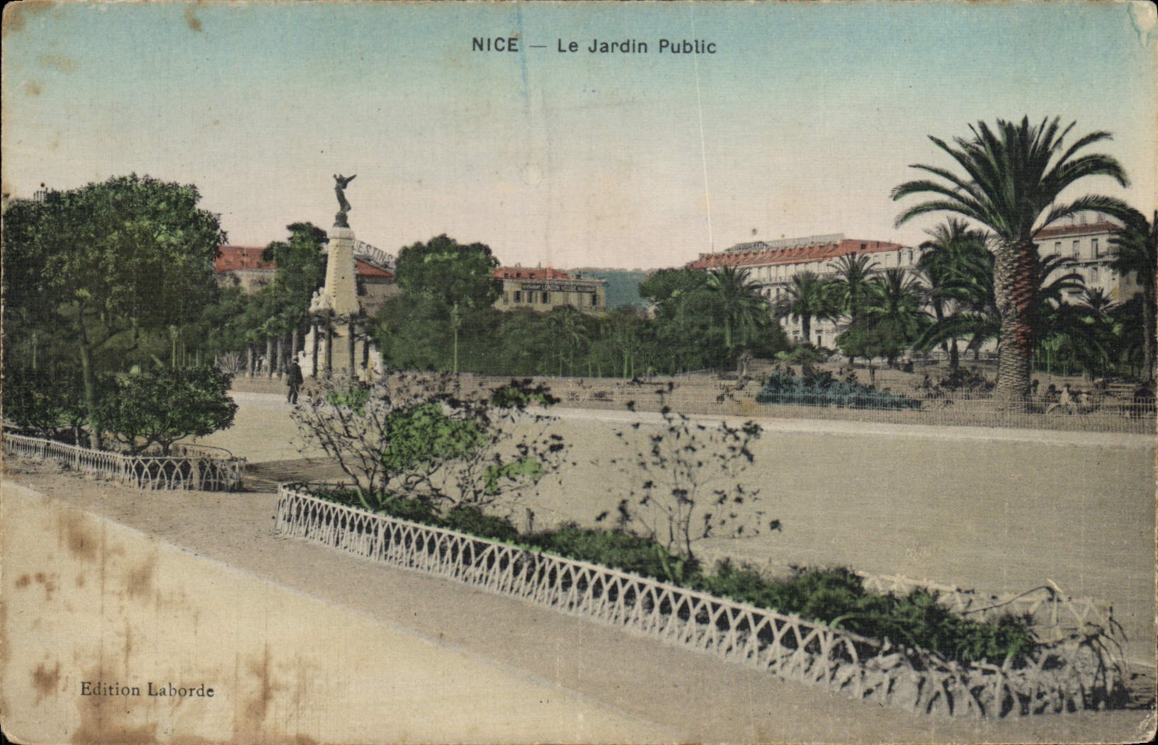 CPA Nice Le Jardin Public