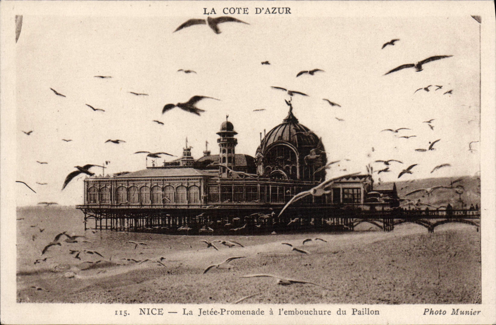 CPA Nice La Jetee Promenade A L'embouchure Du Paillon