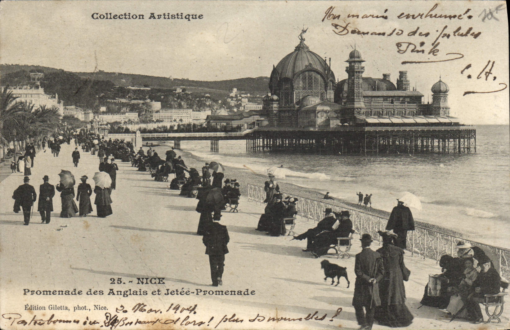 CPA Nice Promenade Des Anglais Et Jetee Promenade