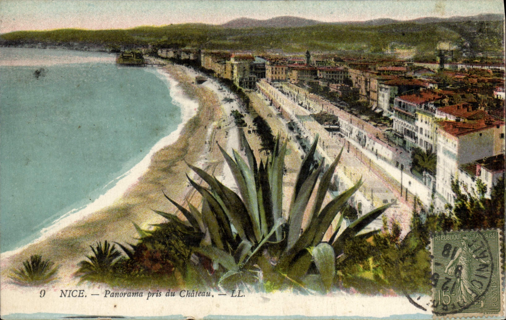 CPA Nice Panorama Pris Du Chateau