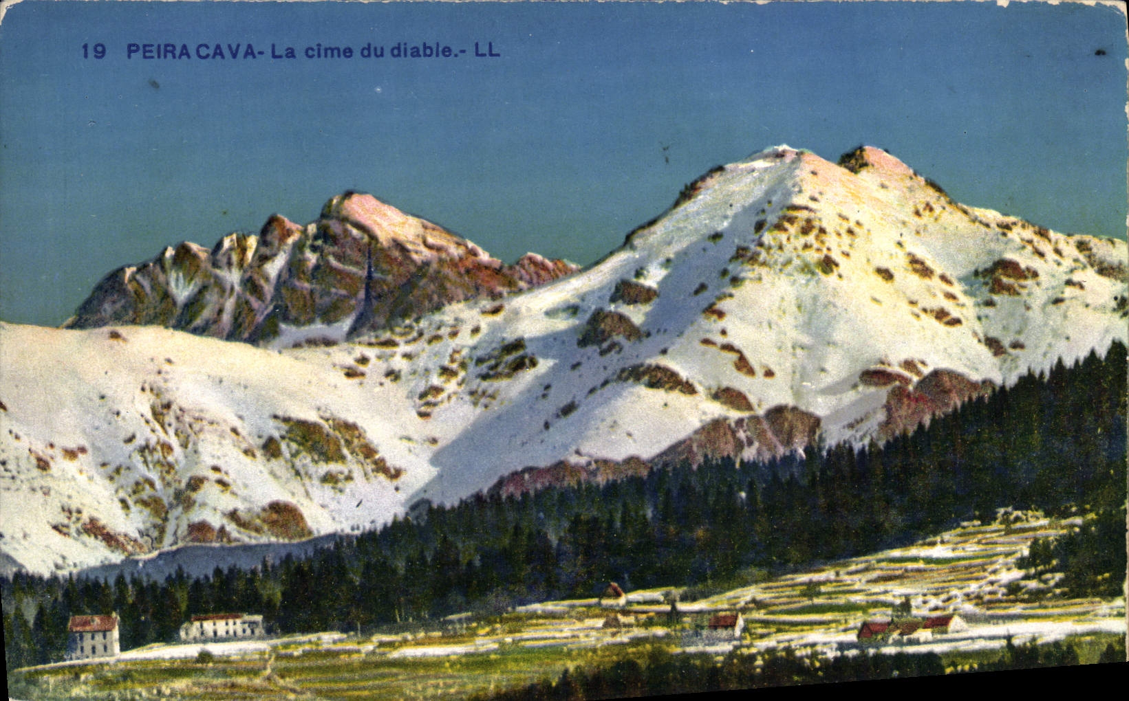 CPA Peira Cava la Cime Du Diable