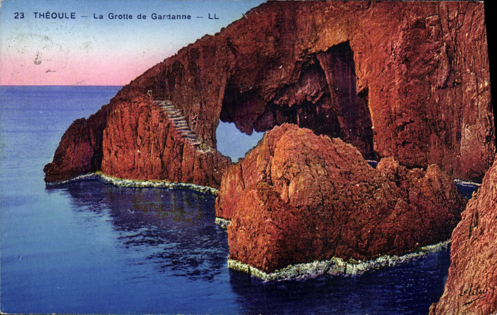 CPA Theoule La Grotte De Gardanne