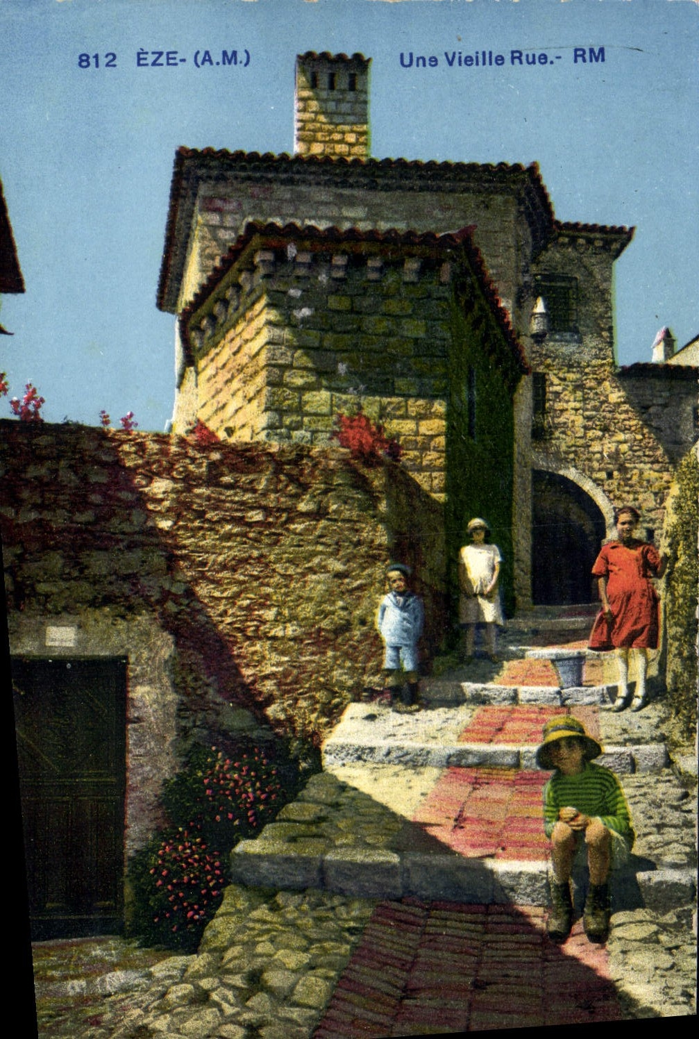 CPA Eze Une Vieille Rue