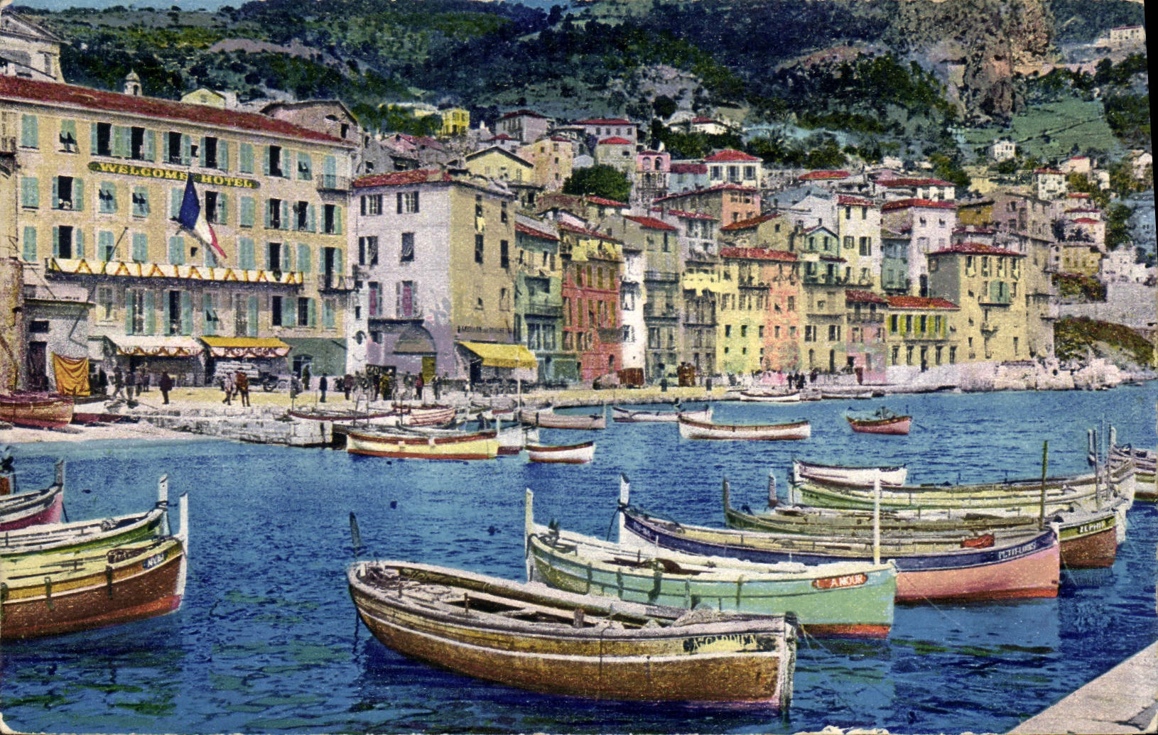 CPA Villefranche Sur Mer Le Port Bateaux