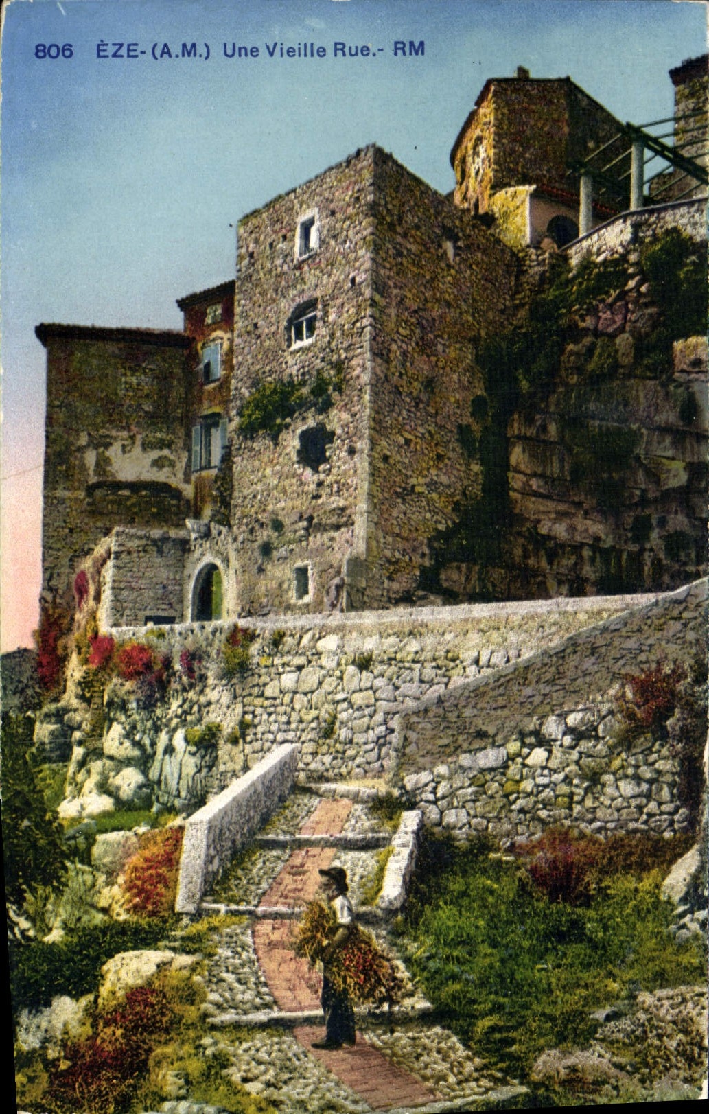 CPA Eze Une Vieille Rue