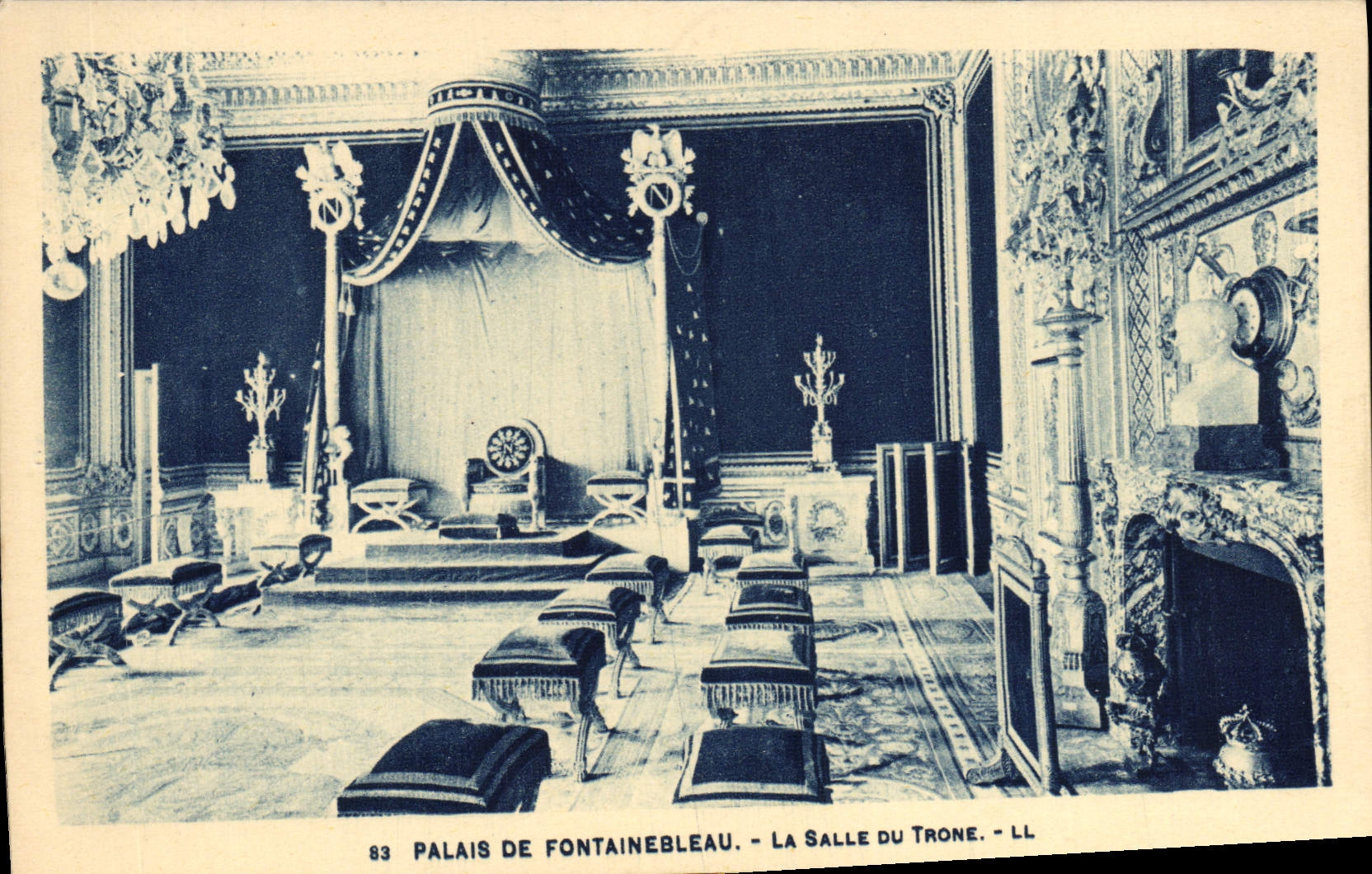CPA Palais De Fontainebleau La Salle Du Trone