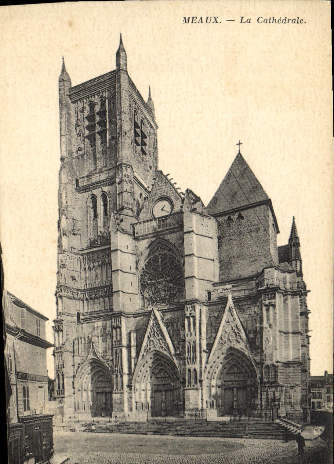 CPA Meaux La Cathedrale